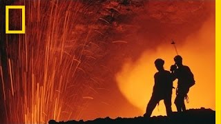 Carsten Peter Inside the Nyiragongo Volcano  Nat Geo Live [upl. by Ahsauqal]