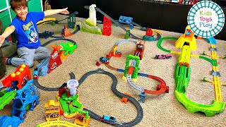 HUGE Thomas and Friends Trackmaster Train Set Build [upl. by Rasec]