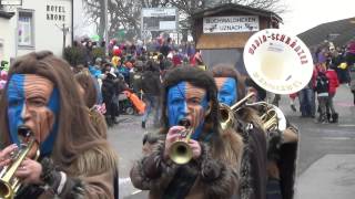 Fasnacht Guggerträffe Carnaval Uznach SG Switzerland  19012014  Teil 1 [upl. by Ware895]