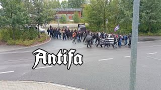 Antifa in Hohenstein Ernstthal  Sie gedenken an Patrick Thürmer  vor 25 Jahren Dokumentation [upl. by Asle921]