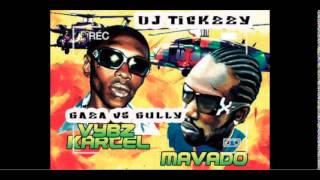 DANCEHALL GUN TUNES VYBZ KARTEL VS MOVADO OLD SKOOL WAR GULLY VS GAZADJ TICKZZYY [upl. by Tomasz]