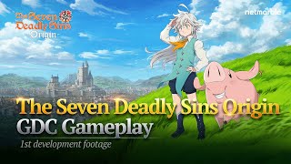 The Seven Deadly Sins Origin game play in GDC 2023 [upl. by Mindy884]