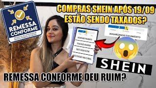 COMPRAS SHEIN TAXADAS MESMO PAGANDO ICMS  REMESSA CONFORME DEU RUIM [upl. by Ruffi]