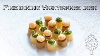 Delicious vichyssoise dish  Fine dining  Michelin [upl. by Salvatore]