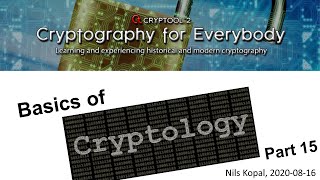 Basics of Cryptology – Part 15 Modern Cryptanalysis – Rainbow Tables [upl. by Nylcoj]