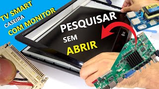 FAZER TV SMART CASEIRA com Monitor  Como pesquisar pelo monitor  Exemplo com LG Flatron W1953T [upl. by Aulea948]