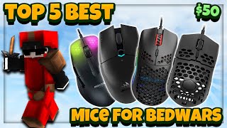 Top 5 BEST Budget Mice For Bedwars  Best Mouse for Minecraft Bedwars HIGH CPS  2024 [upl. by Lashondra215]