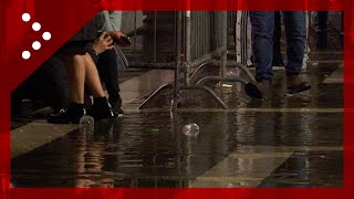 Capodanno 2024 a Venezia prima acqua alta durante i festeggiamenti per accogliere lanno nuovo [upl. by Nwahsad]