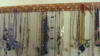 Quick and Easy Necklace and Jewelry Organizer [upl. by Ertemed]