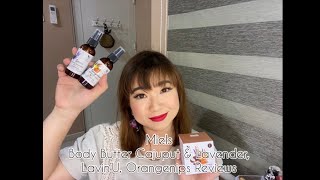 Miels Body Butter Cajuput amp Lavender Natural Deodorant Lavin’U and Orangenips Reviews [upl. by Karolina]