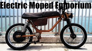 I Homebuilt this Electric Moped Ebike [upl. by Ahsenhoj]