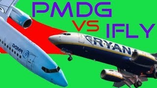 PMDG vs iFLY 737  FSX HD [upl. by Blanc]