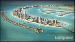 Dubai The Palm Jumeirah 3Danimation [upl. by Etiuqram]