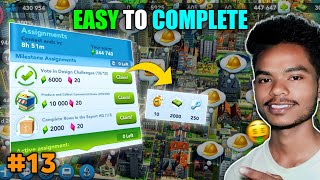 🏙 SimCity BuildIt 5 Easy Tips To Fast Complete All Task  How to Complete All Tasks in SimCity Build [upl. by Ermine]