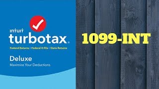 1099INT and Turbo Tax [upl. by Melesa]