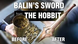 I Melted Bullet Shells into Balins Sword  AMAZING Casting [upl. by Ayanet967]