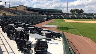 1st look  NEW Bullpen Club Seating 2016 [upl. by Egap]