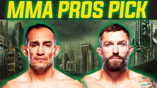 MMA Pros Pick ✅ Tony Ferguson vs Michael Chiesa  Part 1 👊 UFC Abu Dhabi [upl. by Nnaeirrac]