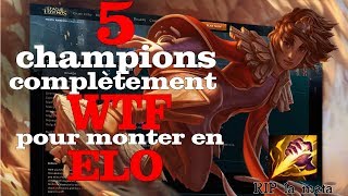 5 CHAMPIONS WTF POUR MONTER EN ELO [upl. by Onitnevuj693]