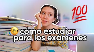 Cómo organizarse y estudiar para la semana de exámenes  consejos productividad  MÉTODOS DE ESTUDIO [upl. by Nywg]