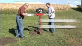 M330H Two Man Hole Digger Demo Video [upl. by Iron]