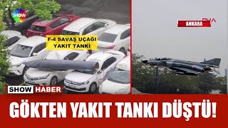 Ankara semalarında uçan bir yakıt tankı [upl. by Jezrdna]