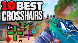 THE BEST 10 Crosshairs To USE In Valorant With Codes [upl. by Bak]