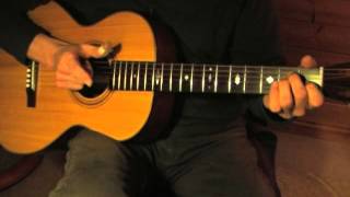 EZ Fingerpicking Blues Lesson for Beginners  Free TAB  Goodmorning Blues [upl. by Akapol]