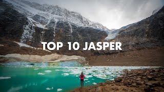 TOP 10 PLACES TO VISIT IN JASPER NATIONAL PARK CANADA [upl. by Geraint]