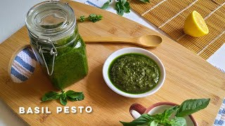 Fresh Basil Pesto Recipe  How to make Pesto Sauce at home  Easy Pesto Recipe [upl. by Courtland]