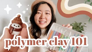 ⭐️ Polymer Clay 101 for Beginners ⭐️ [upl. by Nanji]