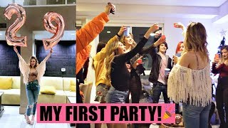 I THREW A PARTY AT MY NEW APARTMENT  Housewarming amp My 29th Bday Vlogmas 8 [upl. by Llertnahs]