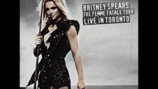 Britney Spears  Hold It Against Me Femme Fatale Tour Studio Version [upl. by Llesig]