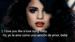 Selena Gómez Love You Like A Love Song Español amp English Lyrics [upl. by Letty]