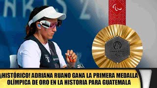 ¡Histórico Adriana Ruano gana la primera medalla olímpica de oro en la historia para Guatemala [upl. by Mccowyn]