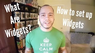 How to set up widgets  what are widgets [upl. by Yvan421]