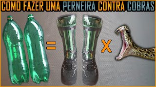 Como Fazer uma Perneira contra Cobras de Garrafa PET [upl. by Connor]