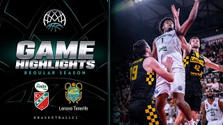 Pinar Karsiyaka v Lenovo Tenerife  Gameday 1  Highlights  BasketballCL 202324 [upl. by Radnaxela]