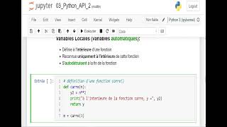 06 Python API2 2024 Fonctions Récursivité [upl. by Naujid]