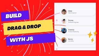 How to do Drag amp Drop using HTML JS Sortable Js library  Step by step [upl. by Eniamsaj119]