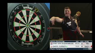 Dirk van Duijvenbode v Daryl Gurney  Last 16  Players Championship 25 [upl. by Watters]