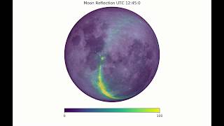 The simulated Milky Way in radio waves reflecting off the Moon [upl. by Harewood]