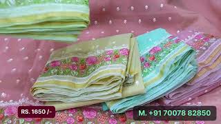 475₹ सें शुरु Soft Lite Banarasi Silk Saree Shopping 🛍️ In Varanasi [upl. by Gnaht]