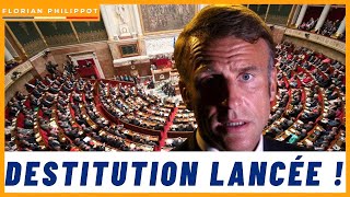 Destitution de Macron  1er lancement historique [upl. by Eisele]