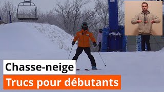 Chasseneige pour débutants en ski [upl. by Oicnanev]