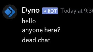 How To Make Dyno Bot talk in Discord [upl. by Orran]