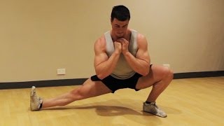 How to Cossack Squat Mobility Exercise Tutorial amp Progressions [upl. by Ardnuhsed942]