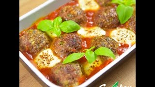 Ces boulettes de viande à la mozzarella raviront petits et grands [upl. by Tamsky]