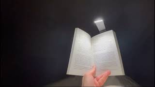 Review 86lux Reading Light Rechargeable Book Light for Reading in Bed Ultralight Clipon LED Bookm [upl. by Aiksas964]