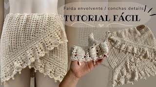 Cómo colocar detalles en los bordes de una falda crochet ☀️ Tutorial paso a paso [upl. by Sandy]